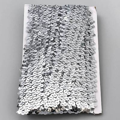 Polyester & Plastic Paillette Beads OCOR-WH0086-62B-1