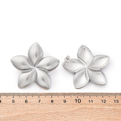 304 Stainless Steel Stud Earrings for Women EJEW-K306-19P-1