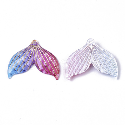 Transparent UV Printed Acrylic Pendants X-TACR-S136-002I-1