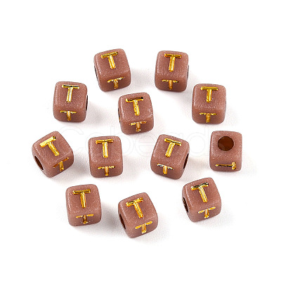 Plating Acrylic Beads OACR-N140-01B-T-1