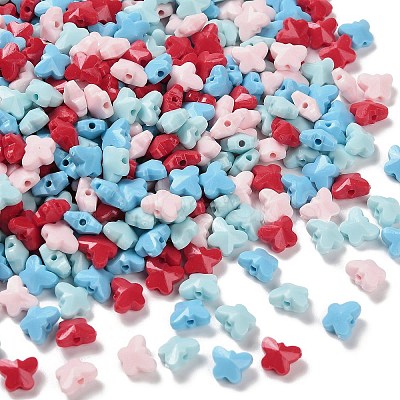 Opaque Acrylic Beads SACR-D009-02D-1