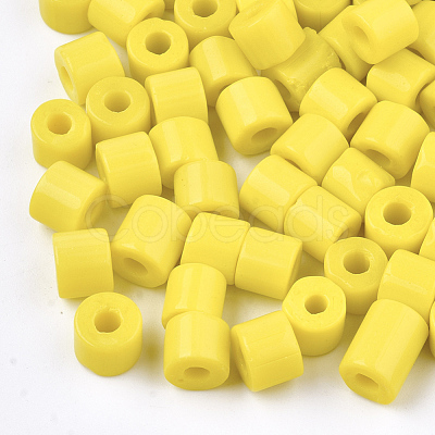 Opaque Glass Bugle Beads SEED-S023-02B-1