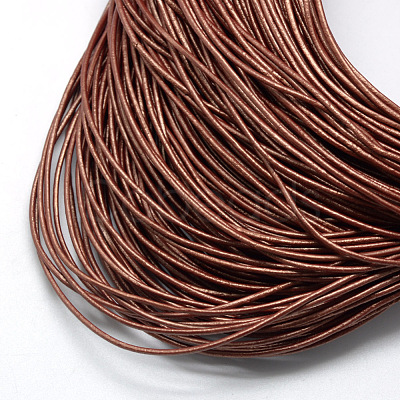 Spray Painted Cowhide Leather Cords WL-R001-2.0mm-34-1