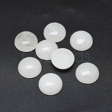 Natural White Jade Cabochons G-G788-C-11-1