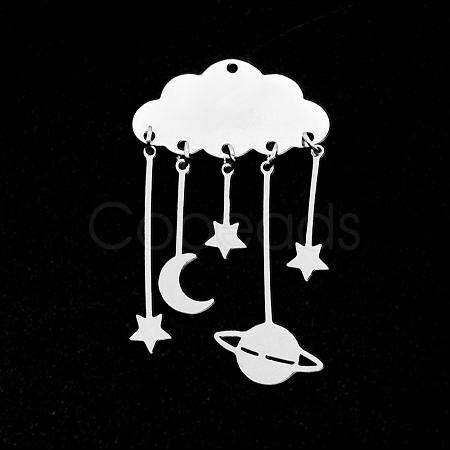 Non-Tarnish 201 Stainless Steel Pendants STAS-S105-LA369-1-1