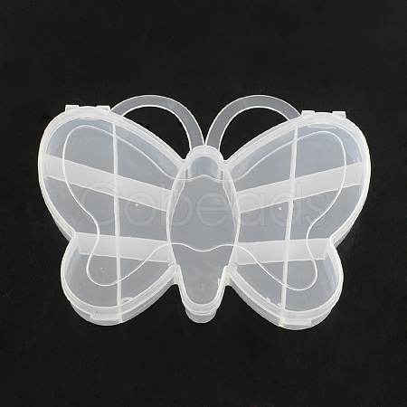 Butterfly Plastic Bead Storage Containers CON-Q023-14-1