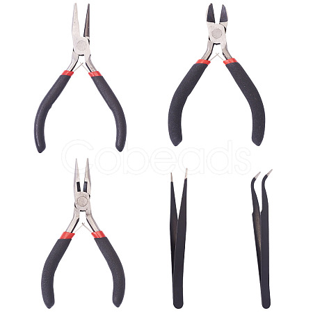 Carbon Steel & Stainless Jewelry Pliers Tool Kits TOOL-TA0001-08-1