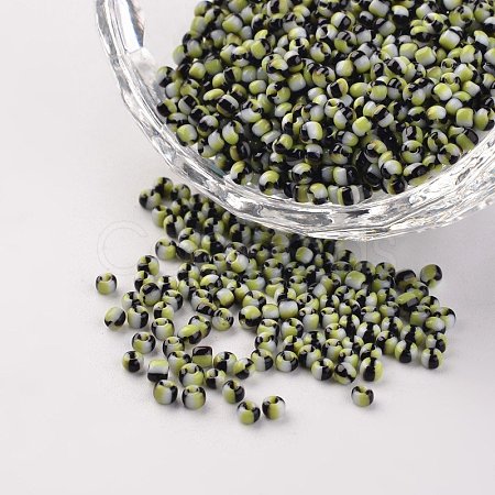 12/0 Opaque Colours Seep Glass Beads SEED-M008-C39-1