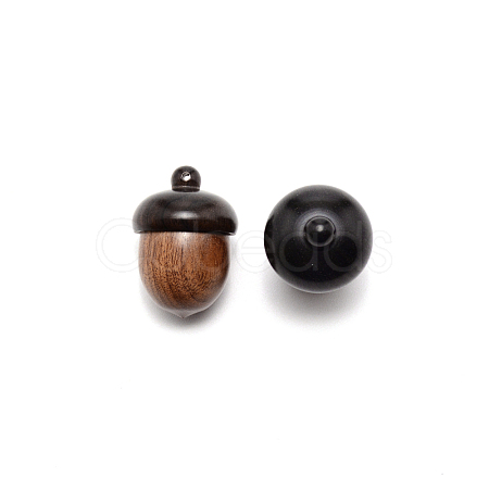 Disconnectable Wood Pendants HJEW-WH0051-03-1