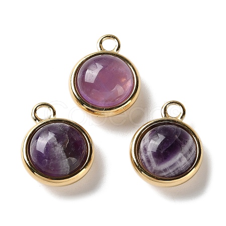 Natural Amethyst Pendants X-STAS-L022-398E-G-1