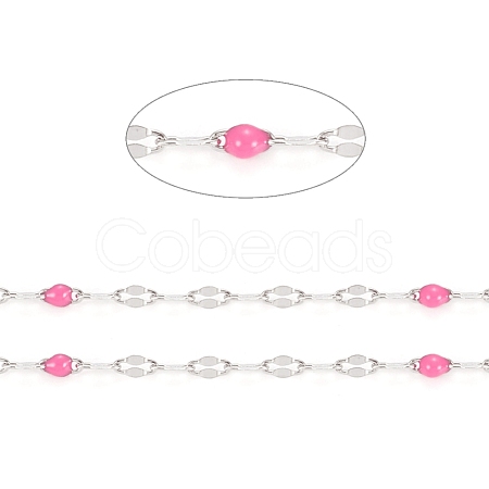 Handmade 304 Stainless Steel Dapped Chains CHS-D026-16N-P-1
