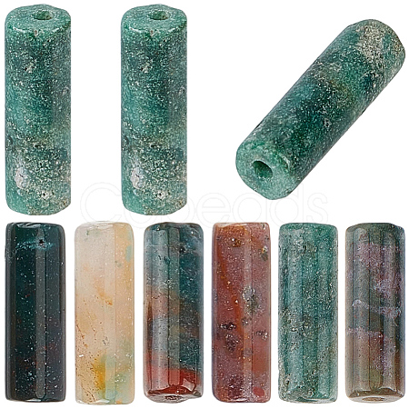 1 Strand Natural Indian Agate Beads Strands G-PA0002-46-1