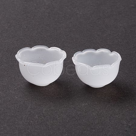 Handmade Blown Glass Flower Beads GLAA-Z003-02-1