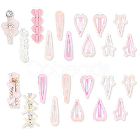 Zinc Alloy Snap Hair Clips PHAR-SP0001-10-1