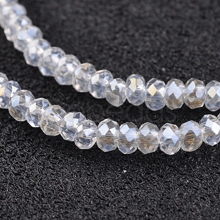 Electroplate Glass Beads Strands EGLA-P018-1mm-AB01-1