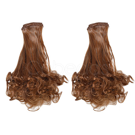 PP Doll Wig Long Curly Hair DIY-WH0591-249B-13-1