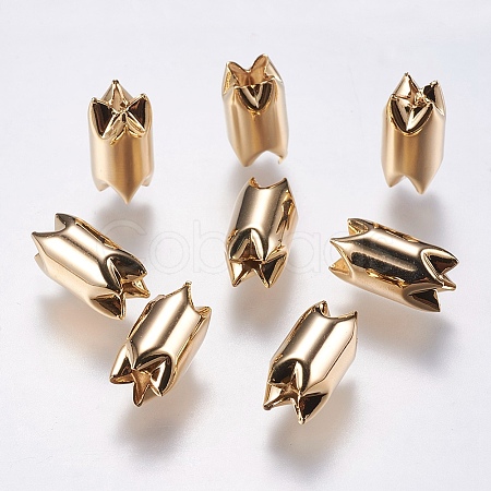 Brass Beads KK-F738-09G-15x8mm-1