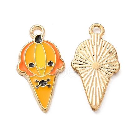 Alloy Enamel Pendants FIND-G055-16G-1