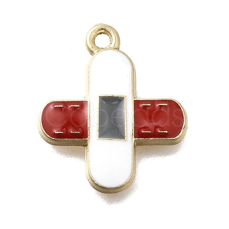 Medical Theme Alloy Enamel Pendants FIND-G090-02C-03-1