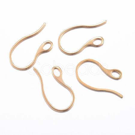 Ion Plating(IP) 304 Stainless Steel Earring Hooks STAS-H383-28G-1