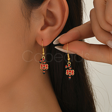 Brass Dangle Earrings XP1117-3-1
