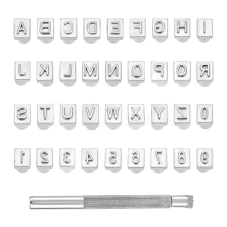 DIY Letter and Number Stamping Punch Tool Set TOOL-WH0164-02P-02-1
