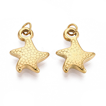 304 Stainless Steel Pendants STAS-N115-06G-1