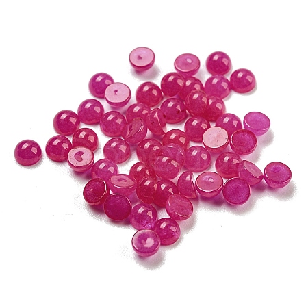 Natural White Jade Dyed Cabochons G-H309-03-35-1