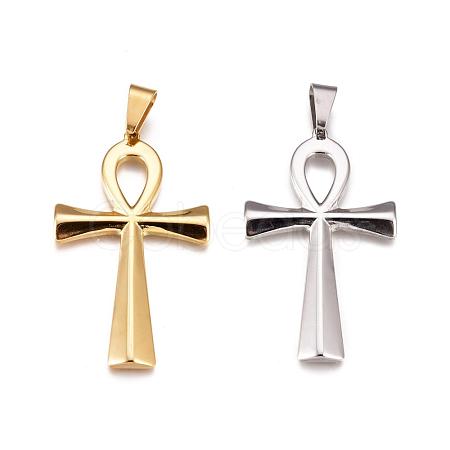 304 Stainless Steel Big Pendants STAS-L206-06-1