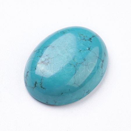 Natural Howlite Cabochons G-E482-08A-1