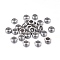 Tarnish Resistant 201 Stainless Steel Spacer Beads, Rondelle, Stainless Steel Color, 3.5x1mm, Hole: 2mm