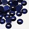 Cat Eye Cabochons, Half Round, Midnight Blue, 18x3mm