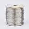 Eco-Friendly Round Copper Wire, Copper Beading Wire for Jewelry Making, Long-Lasting Plated, Platinum, 24 Gauge, 0.5mm, about 1082.68 Feet(330m)/500g