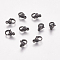 304 Stainless Steel Lobster Claw Clasps, Parrot Trigger Clasps, Electrophoresis Black, 9x6x3mm