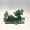 Natural Green Aventurine Dragon Display Decorations, Resin Figurine Home Decoration, for Home Feng Shui Ornament, 85x35x60mm