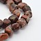 Natural Brecciated Jasper Bead Strands, 5~7X5~7mm, Hole: 1mm, about 15.7 inch