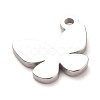 304 Stainless Steel Charms STAS-L245-007P-2
