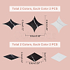 8Pcs 4 Style PVC Finger Ring Display Stands RDIS-GA0001-01-2