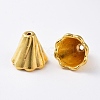 Golden Tone Tibetan Style Bead Caps X-EA10181Y-G-2