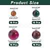 40Pcs 4 Sizes Natural Tiger Eye Beads G-AR0005-07-2