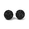 Polymer Clay Rhinestone Beads RB-C1438-12mm-A02-3