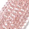 Electroplate Glass Beads Strands LS-GR12MMY-59AB-2