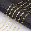 Brass Paperclip Chains X-CHC-S008-001D-G-3