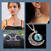 40Pcs 2 Styles Tibetan Style Alloy Pendants TIBE-SC0001-70-6