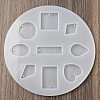 Geometrical Shape DIY Pendant Silicone Molds DIY-E070-01A-2