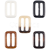 20Pcs Resin Tri-Glide Adjuster Buckles FIND-GF0008-12C-1