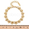 304 Stainless Steel Teardrop Link Chain Bracelets for Women SA-CBA9061-01G-3
