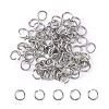 Tarnish Resistant 304 Stainless Steel Open Jump Rings STAS-R049-7x1mm-1