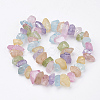 Electroplated Natural Quartz Crystal Bead Strands X-G-F336-04H-2