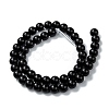 Natural Black Onyx Beads Strands G-Z024-01B-3